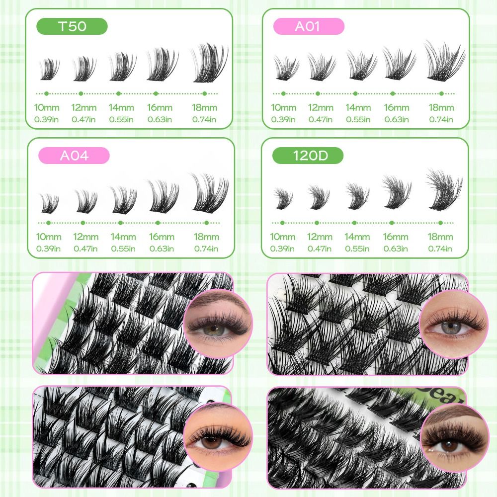 Natural Look False Eyelashes B - огляд і ціна Eyelash Extension Natural Look