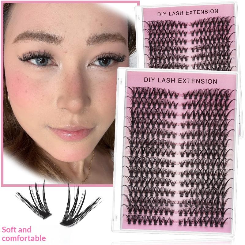 20pcs DIY False Eyelash Extens - огляд і ціна Eyelash Extension Natural Look