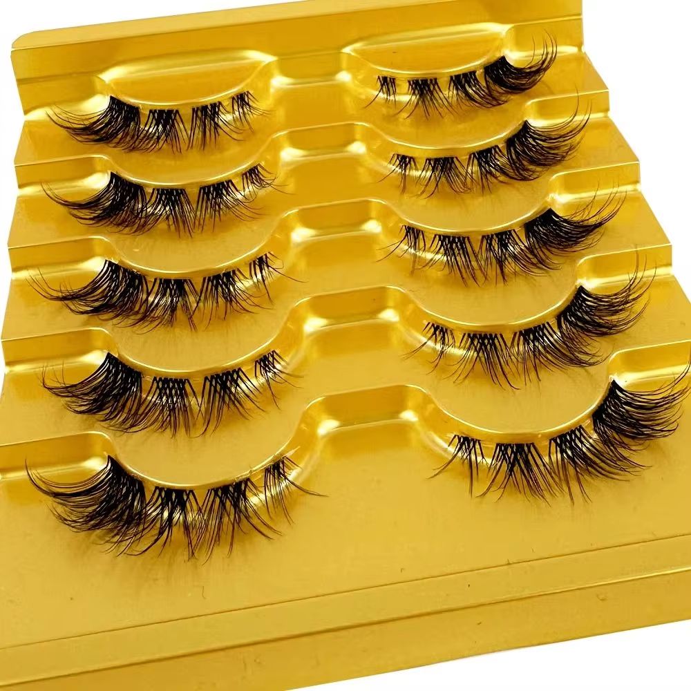 5pairs Mink Eyelashes Invisibl - огляд і ціна Eyelash Extension For Big Eyes