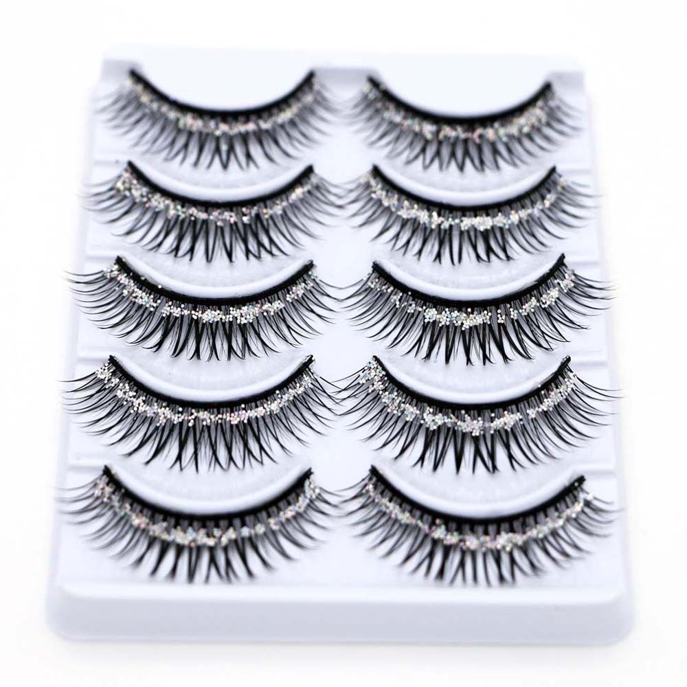 Sequins Thick Cross Lash Eye M - огляд і ціна Eyelash Extension For Big Eyes