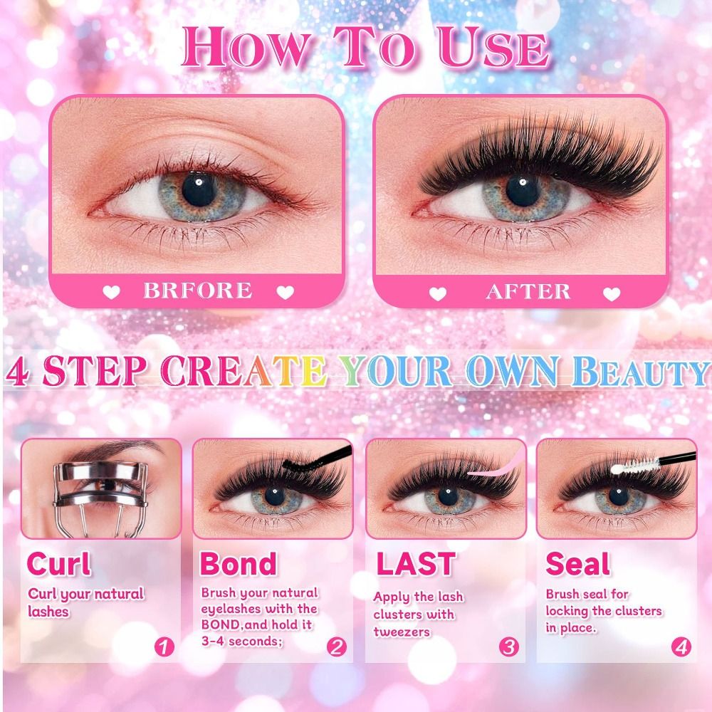 Natural Look False Eyelashes W - огляд і ціна Eyelash Extension Natural Look