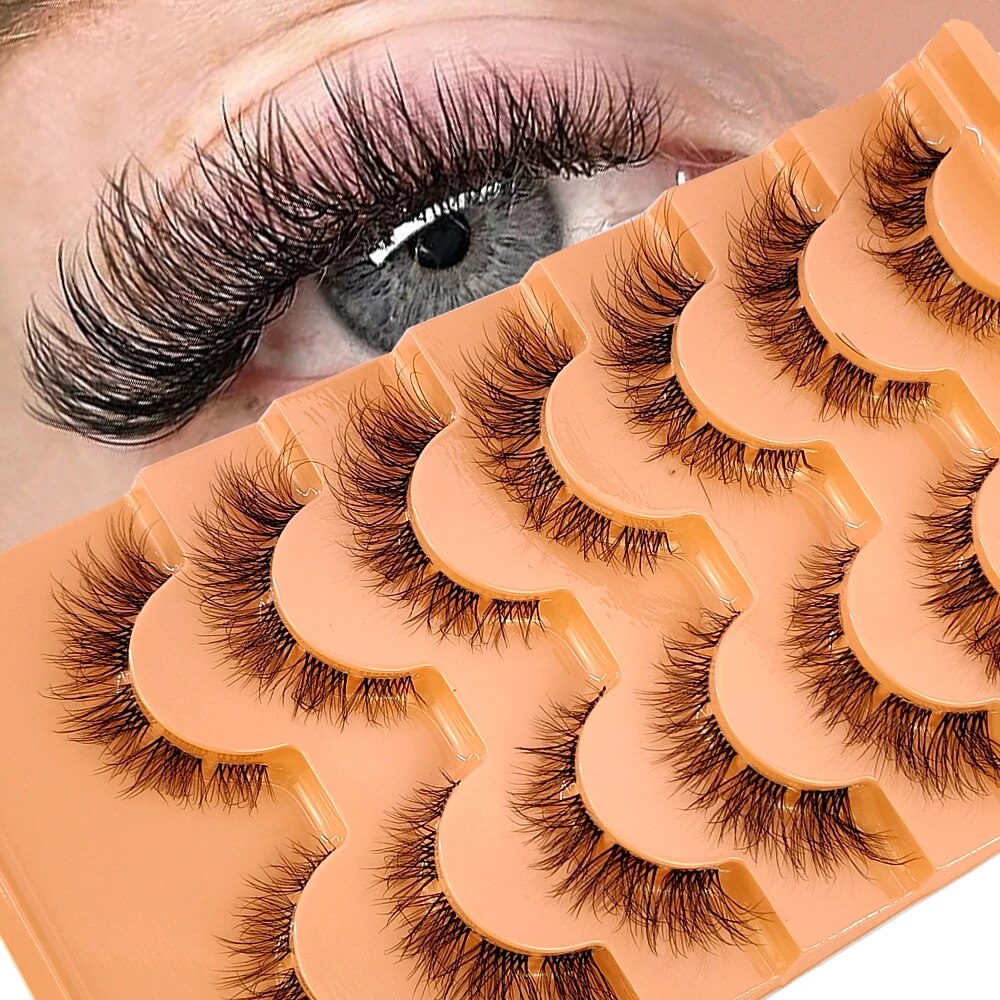 7pairs Mink Eyelashes Invisibl - огляд і ціна Eyelash Extension For Big Eyes