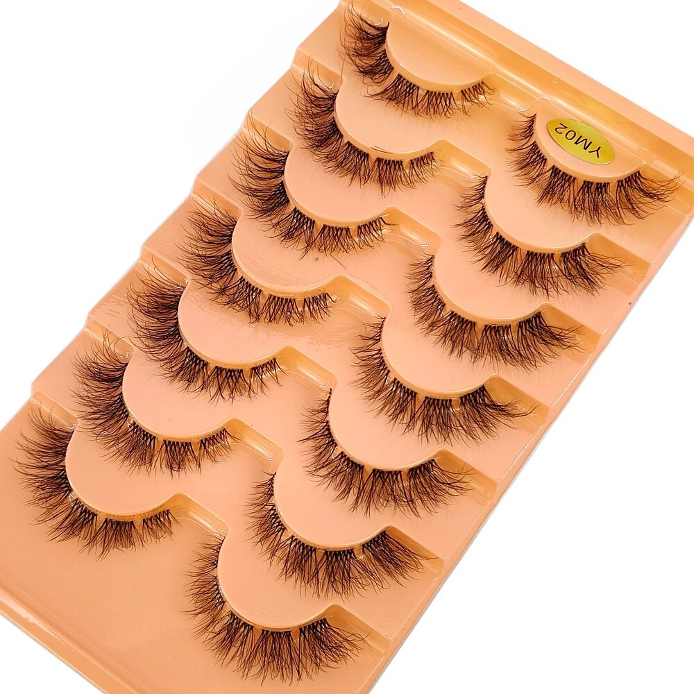 7pairs Mink Eyelashes Invisibl - огляд і ціна Eyelash Extension For Big Eyes